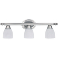 Canarm Vanity, Ivl203 Bpt, 3 Light, Frosted Glass, 100W Type A IVL20351